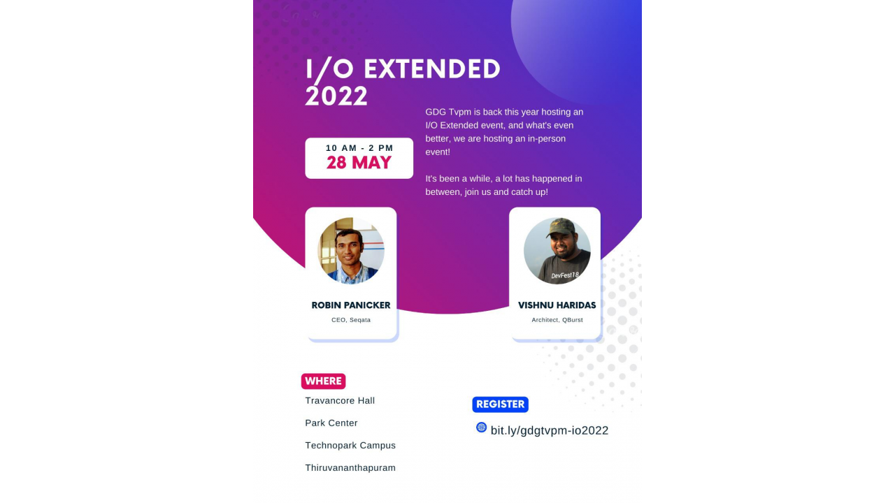  I/O Extended 2022  by GDG Tvpm
