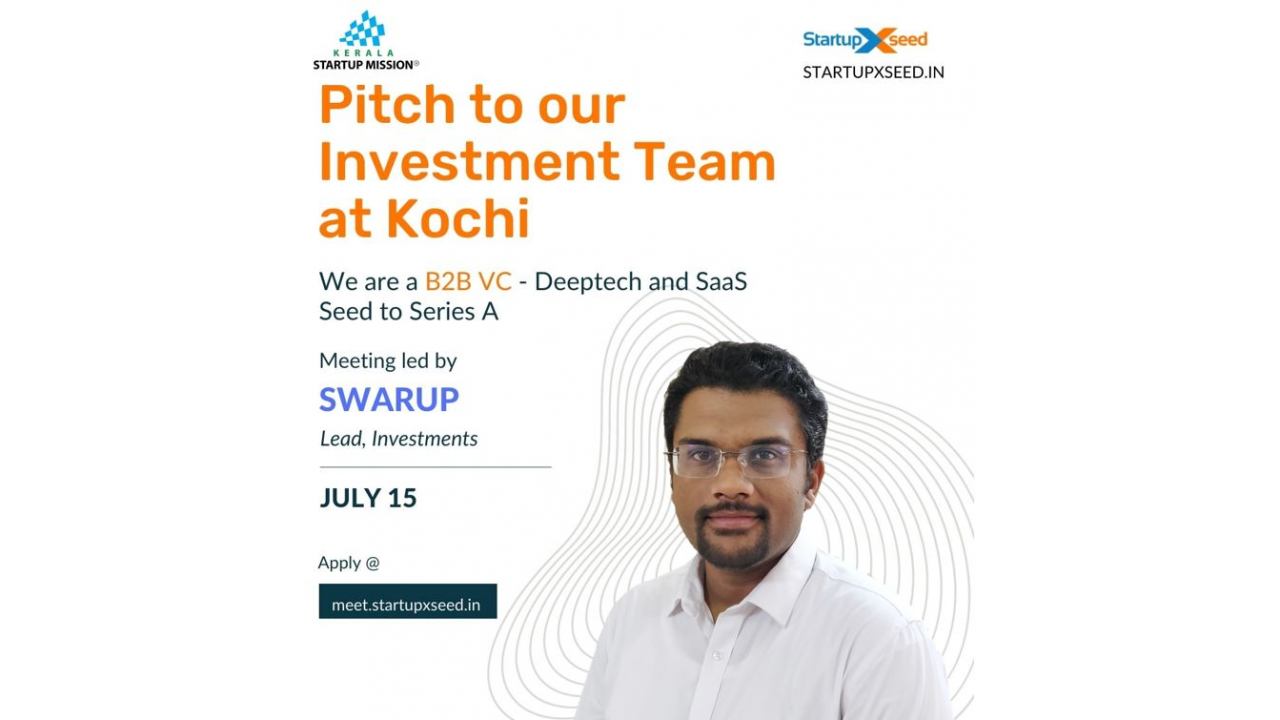 Pitch to Our Investment Team At Kochi