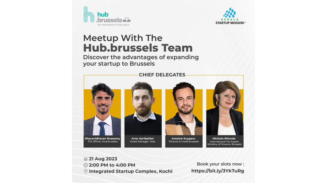 Meetup with the Hub.brussels Team'