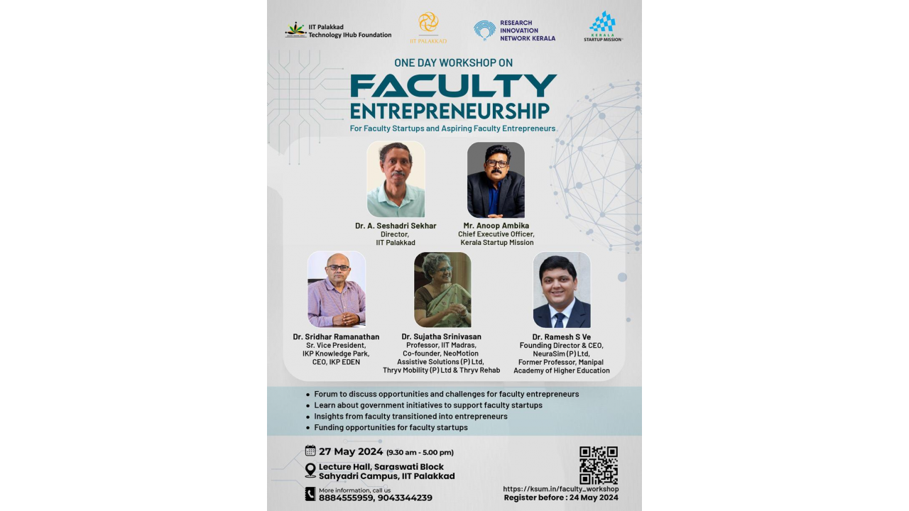Faculty Entrepreneurship Workshop