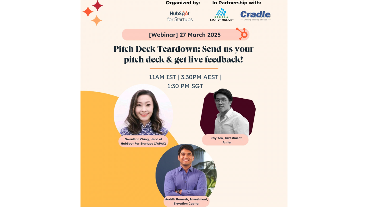 Pitch deck teardown webinar