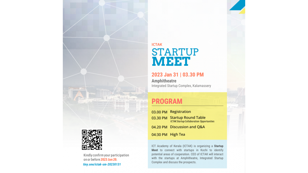ICTAK Startup Meet